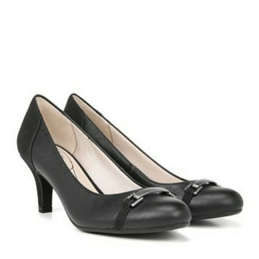 LifeStride Patricia Navy Blue Soft System Pumps Heels Size 8M
